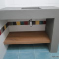 plan vasque lavabo intégré